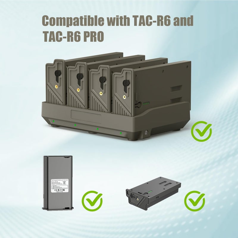 DCDG 4 Port Battery Charger Compatible with Reveal Lithium Cartridge, 5V/2A Reveal Lithium Battery Charger - Image 5